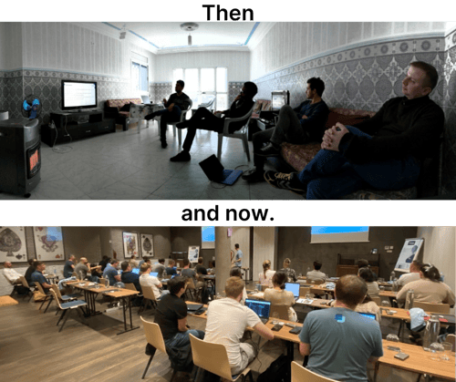 Tint.ai Retreat then vs. now