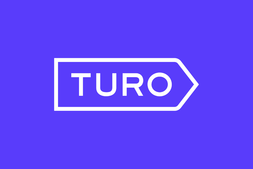 Turo-White Logo- Purple Background