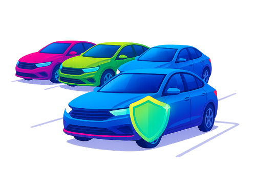 Professional livery car fleet