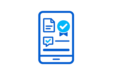 Digital insurance illustration